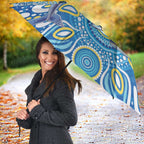 NAIDOC Week 2026 Umbrella Dreaming of Whales Aboriginal Dot Art