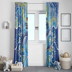 NAIDOC Week 2026 Window Curtain Dreaming of Whales Aboriginal Dot Art