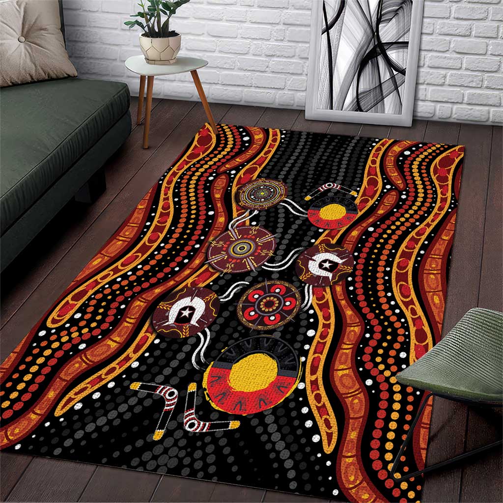 NAIDOC Week 2026 Area Rug Together We Rise Together We Stay Deadly