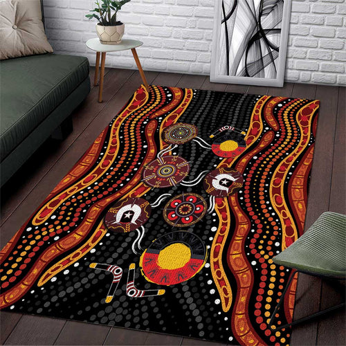 NAIDOC Week 2026 Area Rug Together We Rise Together We Stay Deadly