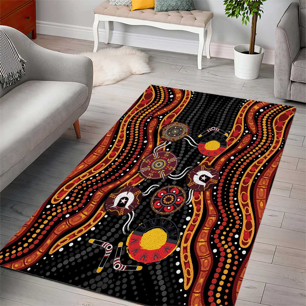 NAIDOC Week 2026 Area Rug Together We Rise Together We Stay Deadly