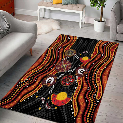 NAIDOC Week 2026 Area Rug Together We Rise Together We Stay Deadly