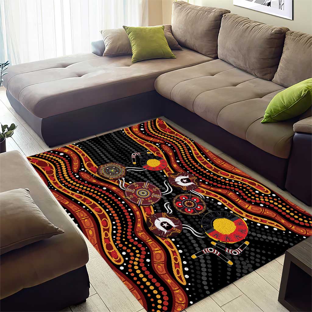 NAIDOC Week 2026 Area Rug Together We Rise Together We Stay Deadly