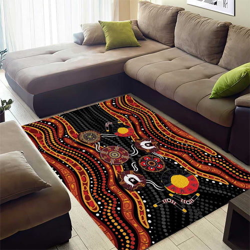 NAIDOC Week 2026 Area Rug Together We Rise Together We Stay Deadly