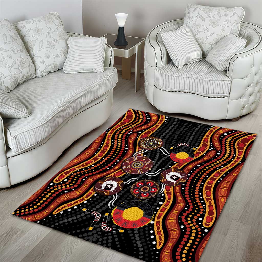 NAIDOC Week 2026 Area Rug Together We Rise Together We Stay Deadly