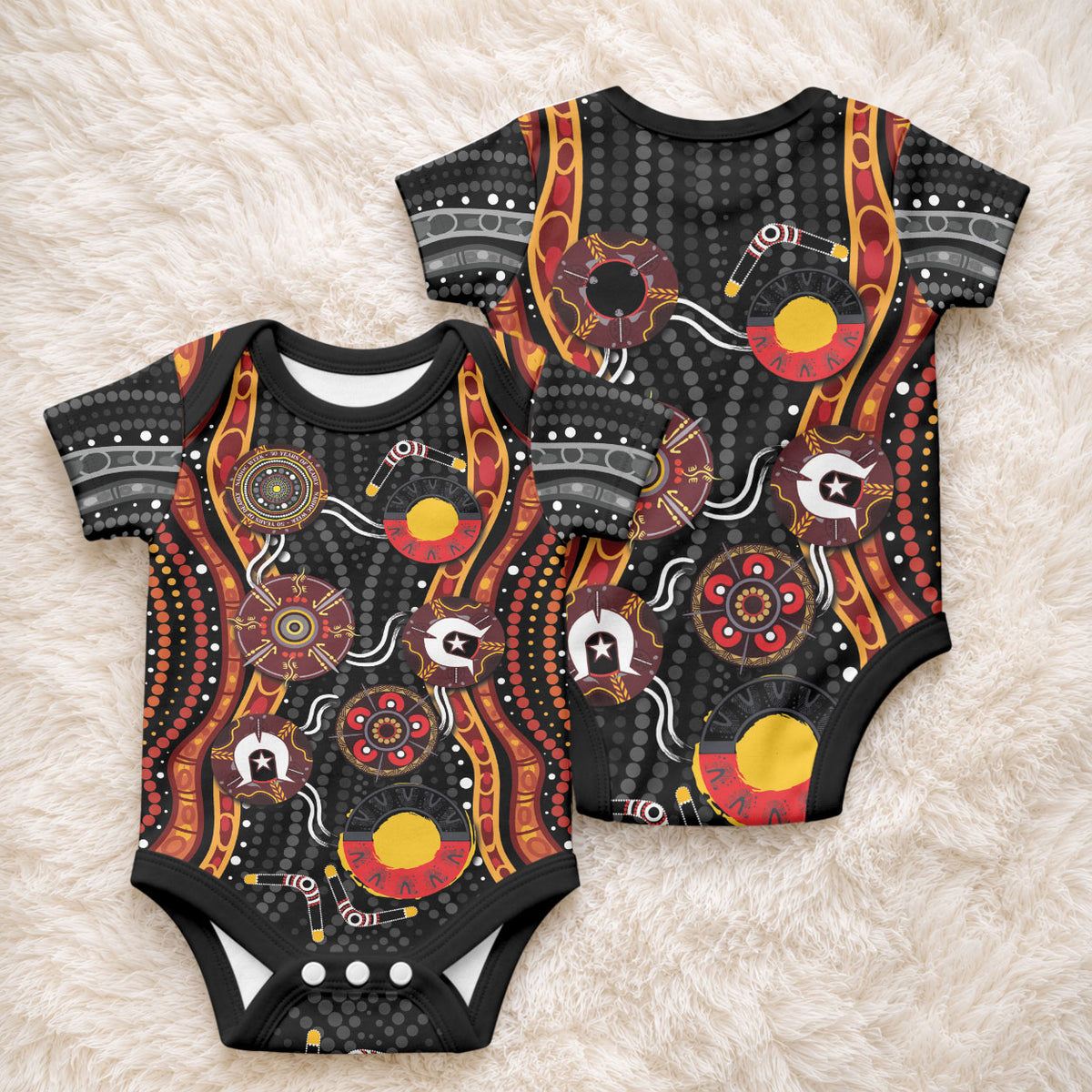 NAIDOC Week 2026 Baby Onesie Together We Rise Together We Stay Deadly