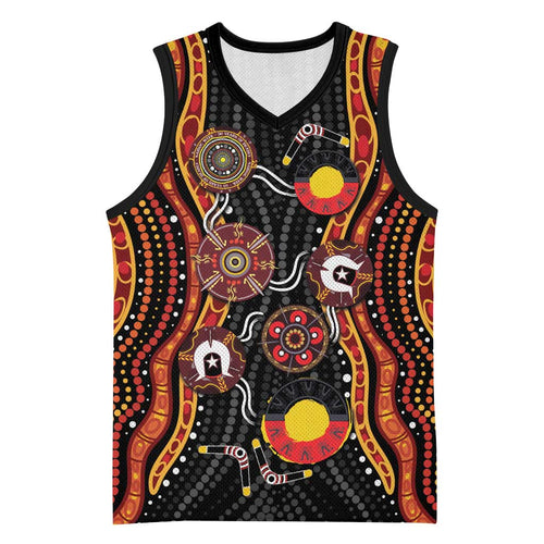 NAIDOC Week 2026 Basketball Jersey Together We Rise Together We Stay Deadly