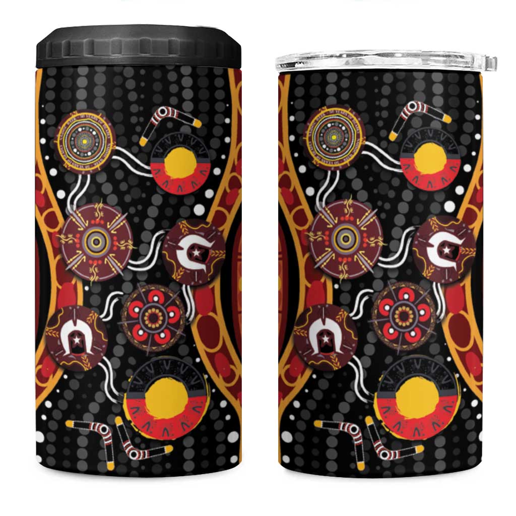 NAIDOC Week 2026 4 in 1 Can Cooler Tumbler Together We Rise Together We Stay Deadly