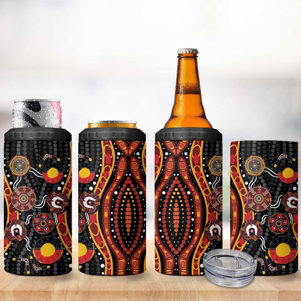 NAIDOC Week 2026 4 in 1 Can Cooler Tumbler Together We Rise Together We Stay Deadly