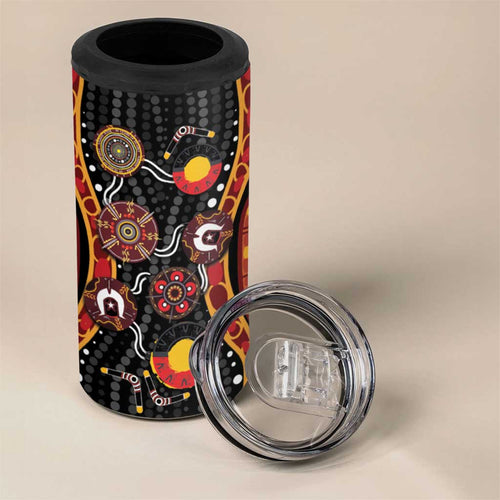 NAIDOC Week 2026 4 in 1 Can Cooler Tumbler Together We Rise Together We Stay Deadly