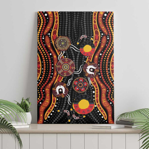 NAIDOC Week 2026 Canvas Wall Art Together We Rise Together We Stay Deadly