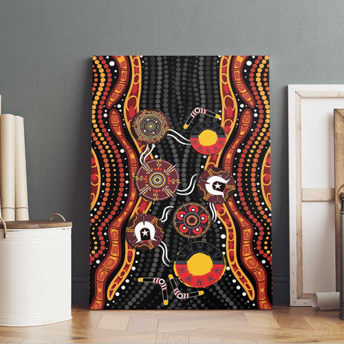 NAIDOC Week 2026 Canvas Wall Art Together We Rise Together We Stay Deadly