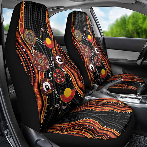 NAIDOC Week 2026 Car Seat Cover Together We Rise Together We Stay Deadly