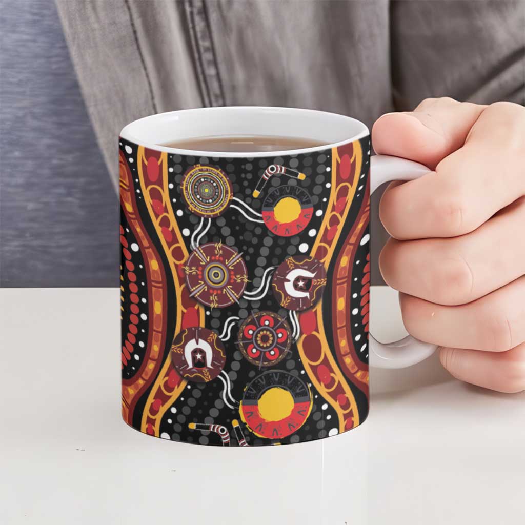 NAIDOC Week 2026 Ceramic Mug Together We Rise Together We Stay Deadly
