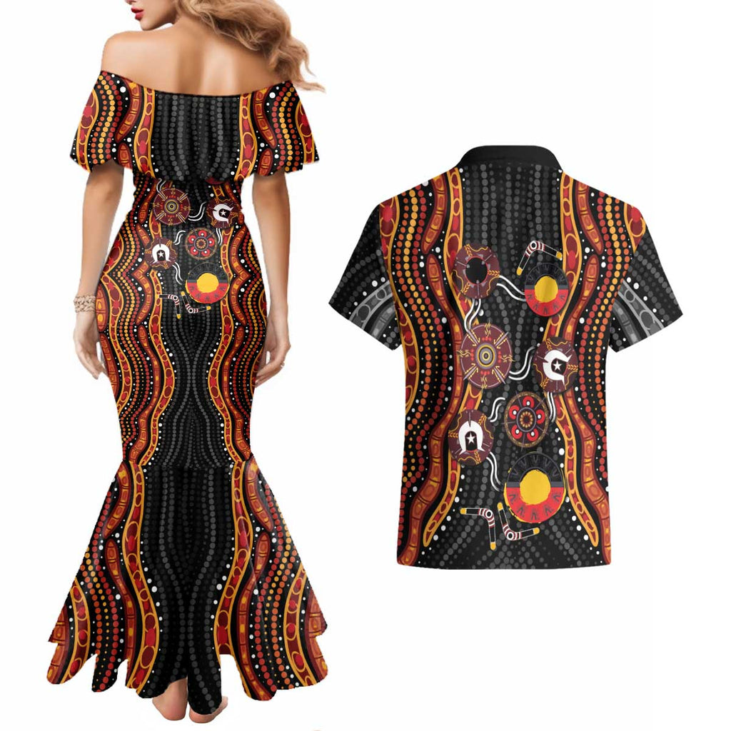 NAIDOC Week 2026 Couples Matching Mermaid Dress and Hawaiian Shirt Together We Rise Together We Stay Deadly