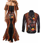 NAIDOC Week 2026 Couples Matching Mermaid Dress and Long Sleeve Button Shirt Together We Rise Together We Stay Deadly
