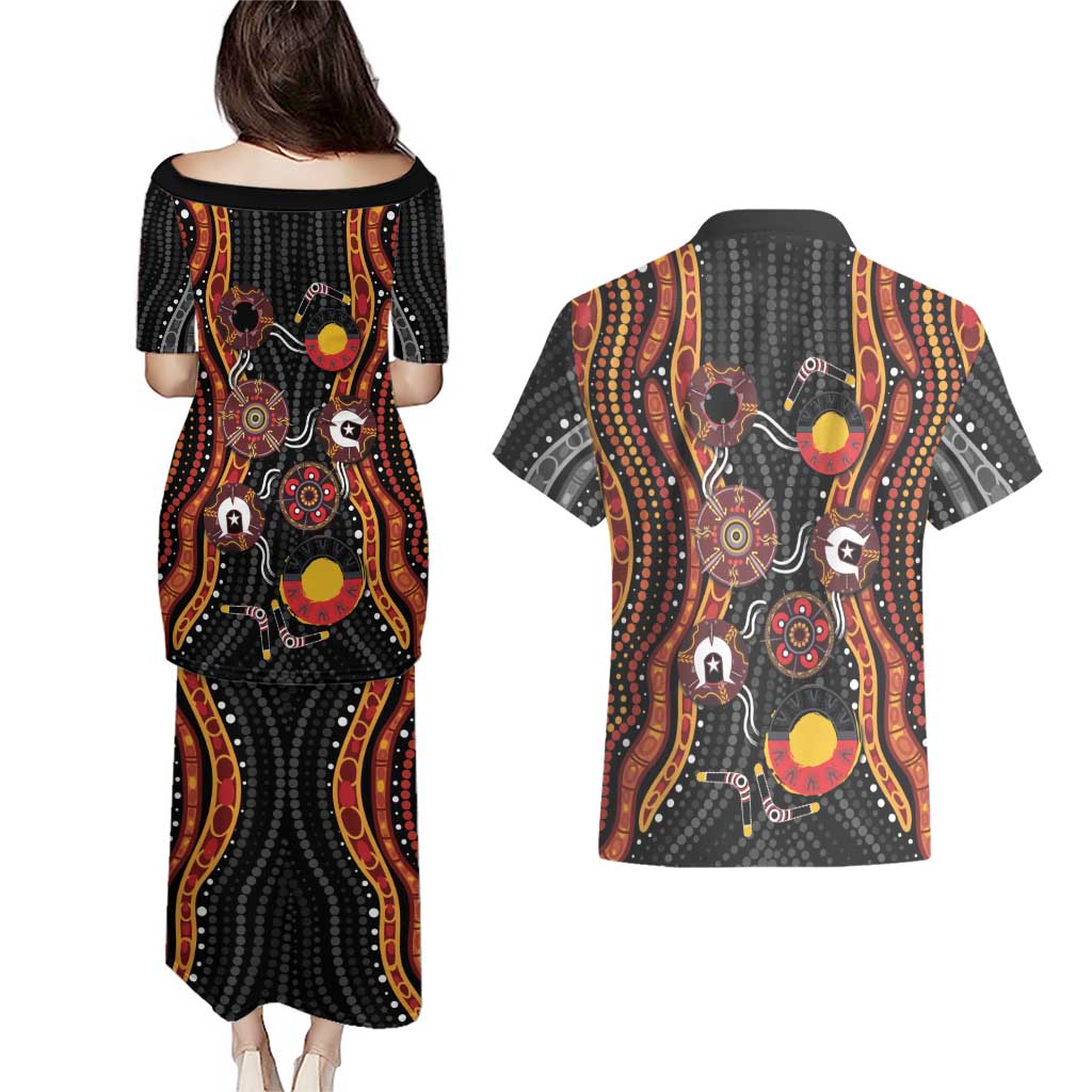 NAIDOC Week 2026 Couples Matching Puletasi and Hawaiian Shirt Together We Rise Together We Stay Deadly
