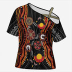 NAIDOC Week 2026 Cross Shoulder Shirt Together We Rise Together We Stay Deadly