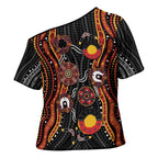 NAIDOC Week 2026 Cross Shoulder Shirt Together We Rise Together We Stay Deadly