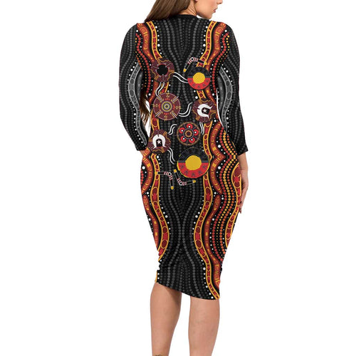 NAIDOC Week 2026 Family Matching Long Sleeve Bodycon Dress and Hawaiian Shirt Together We Rise Together We Stay Deadly
