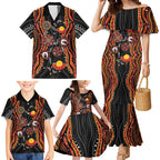 NAIDOC Week 2026 Family Matching Mermaid Dress and Hawaiian Shirt Together We Rise Together We Stay Deadly