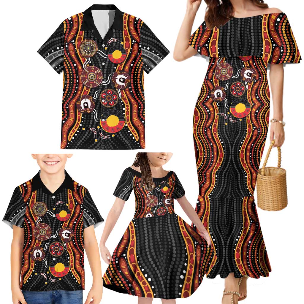 NAIDOC Week 2026 Family Matching Mermaid Dress and Hawaiian Shirt Together We Rise Together We Stay Deadly