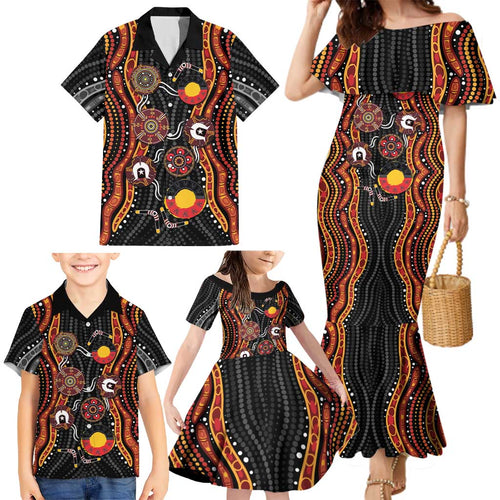 NAIDOC Week 2026 Family Matching Mermaid Dress and Hawaiian Shirt Together We Rise Together We Stay Deadly