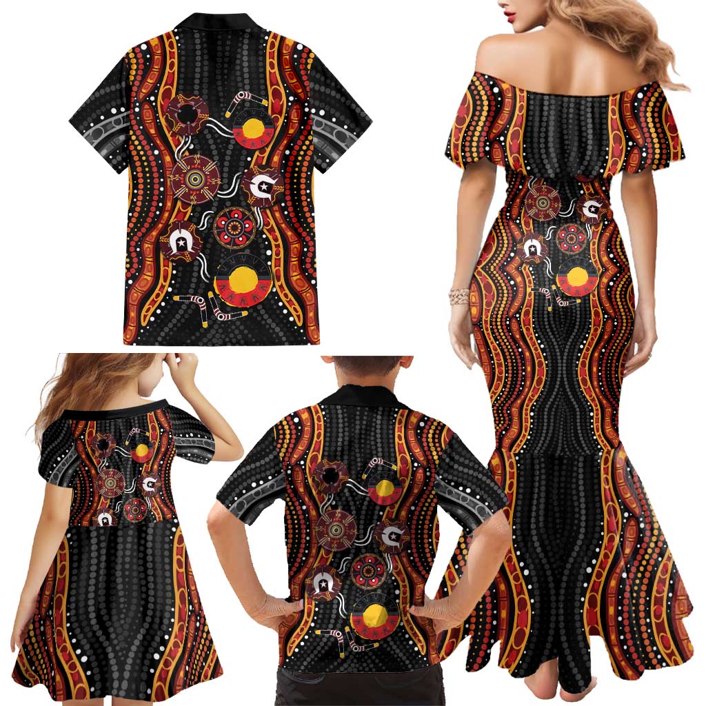 NAIDOC Week 2026 Family Matching Mermaid Dress and Hawaiian Shirt Together We Rise Together We Stay Deadly