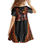 NAIDOC Week 2026 Family Matching Off Shoulder Maxi Dress and Hawaiian Shirt Together We Rise Together We Stay Deadly