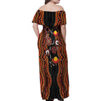 NAIDOC Week 2026 Family Matching Off Shoulder Maxi Dress and Hawaiian Shirt Together We Rise Together We Stay Deadly