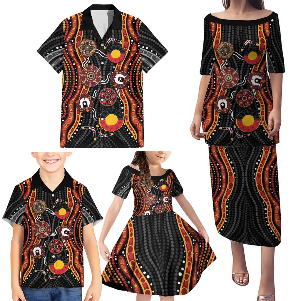 NAIDOC Week 2026 Family Matching Puletasi and Hawaiian Shirt Together We Rise Together We Stay Deadly