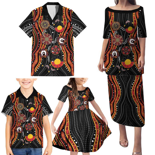 NAIDOC Week 2026 Family Matching Puletasi and Hawaiian Shirt Together We Rise Together We Stay Deadly