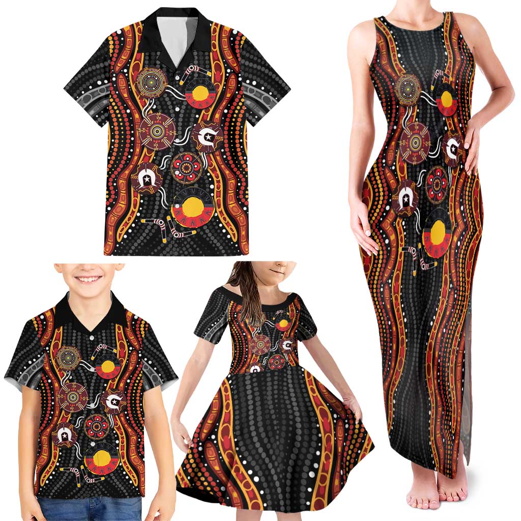NAIDOC Week 2026 Family Matching Tank Maxi Dress and Hawaiian Shirt Together We Rise Together We Stay Deadly