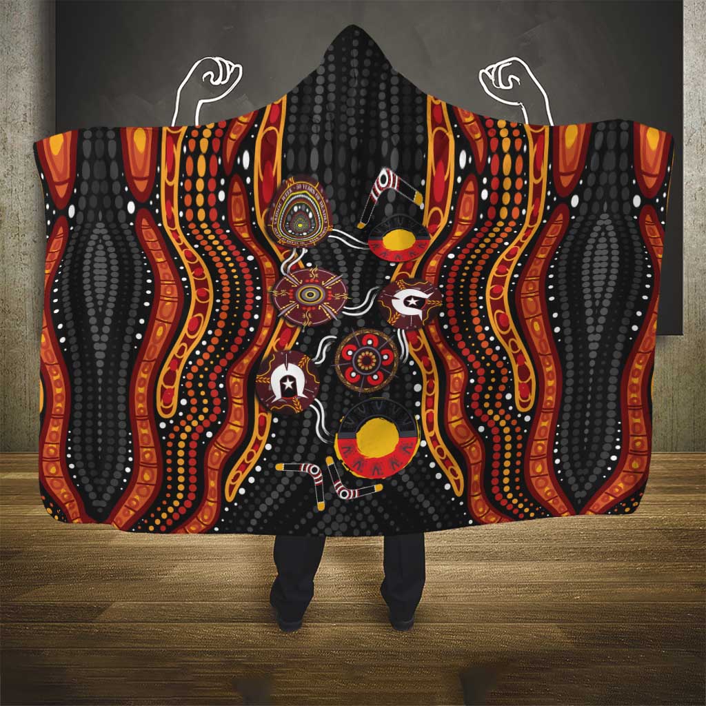 NAIDOC Week 2026 Hooded Blanket Together We Rise Together We Stay Deadly