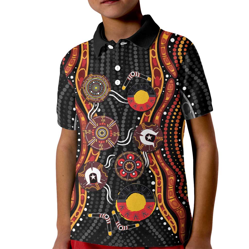 NAIDOC Week 2026 Kid Polo Shirt Together We Rise Together We Stay Deadly