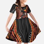 NAIDOC Week 2026 Kid Short Sleeve Dress Together We Rise Together We Stay Deadly