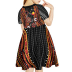 NAIDOC Week 2026 Kid Short Sleeve Dress Together We Rise Together We Stay Deadly