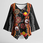 NAIDOC Week 2026 Kimono Sleeve Blouse Together We Rise Together We Stay Deadly