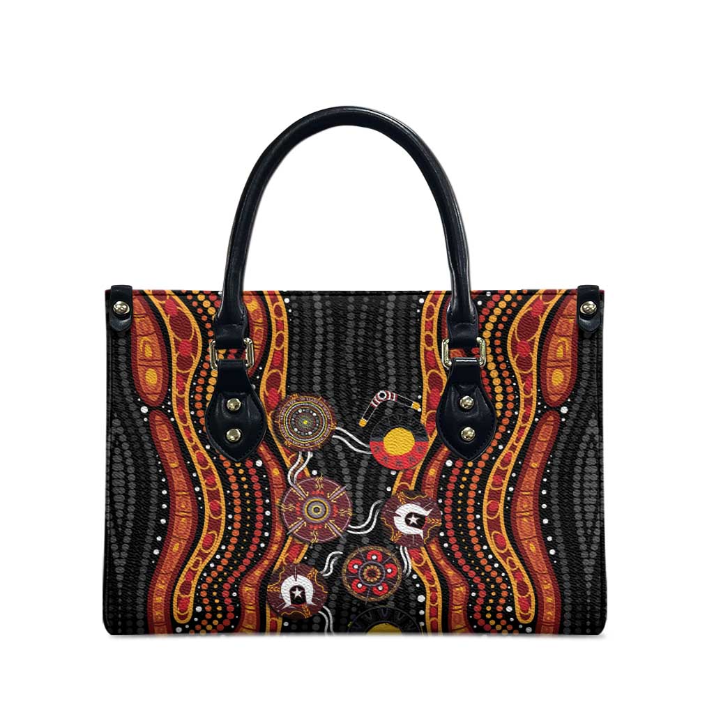 NAIDOC Week 2026 Leather Bag Together We Rise Together We Stay Deadly