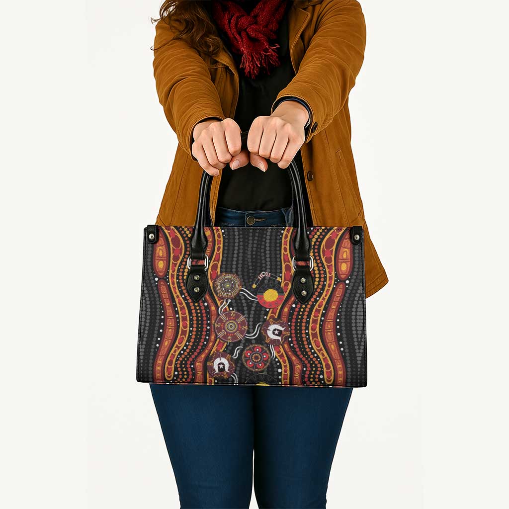 NAIDOC Week 2026 Leather Bag Together We Rise Together We Stay Deadly