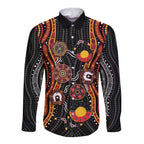 NAIDOC Week 2026 Long Sleeve Button Shirt Together We Rise Together We Stay Deadly