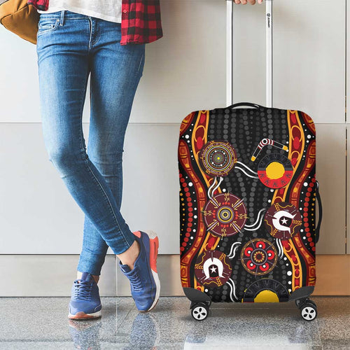 NAIDOC Week 2026 Luggage Cover Together We Rise Together We Stay Deadly