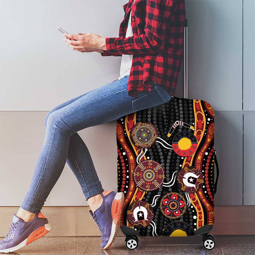 NAIDOC Week 2026 Luggage Cover Together We Rise Together We Stay Deadly