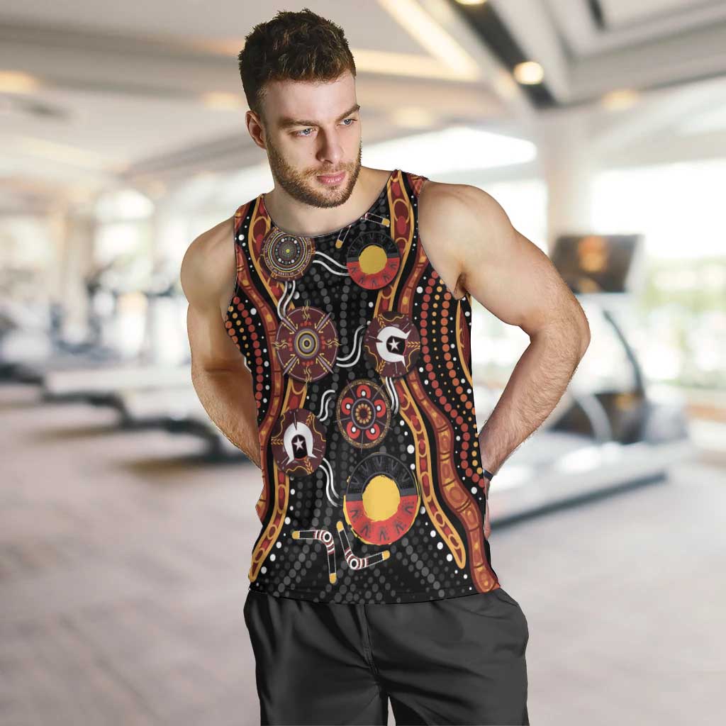 NAIDOC Week 2026 Men Tank Top Together We Rise Together We Stay Deadly