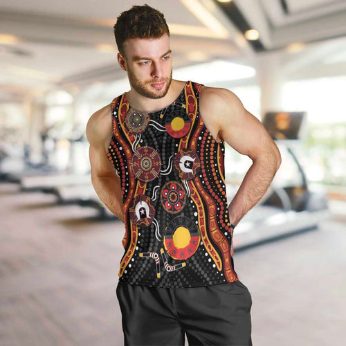 NAIDOC Week 2026 Men Tank Top Together We Rise Together We Stay Deadly