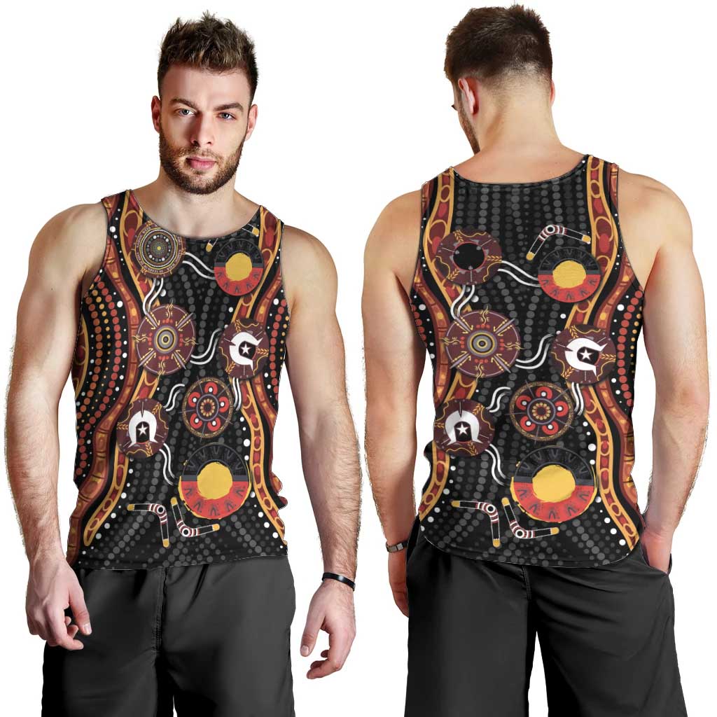 NAIDOC Week 2026 Men Tank Top Together We Rise Together We Stay Deadly