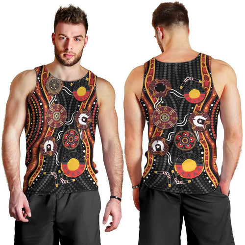 NAIDOC Week 2026 Men Tank Top Together We Rise Together We Stay Deadly