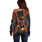 NAIDOC Week 2026 Off Shoulder Sweater Together We Rise Together We Stay Deadly