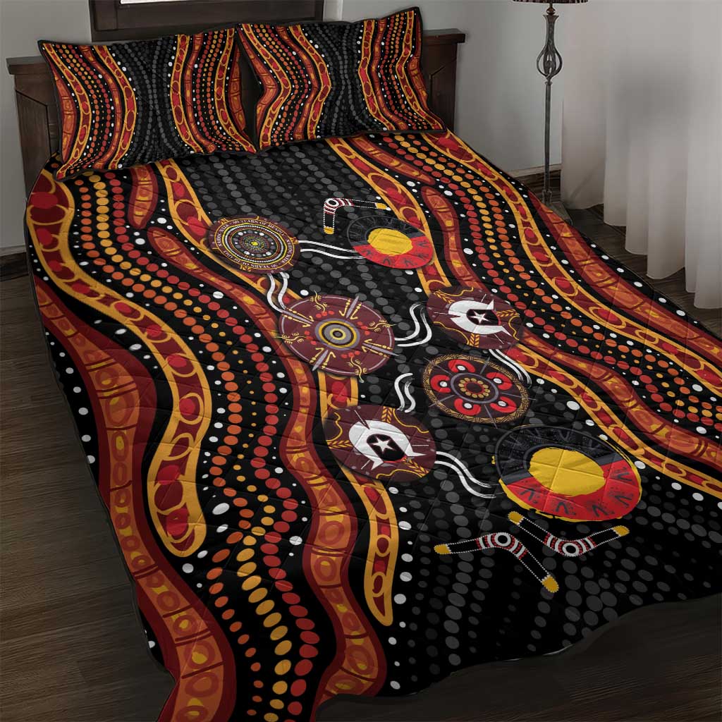 NAIDOC Week 2026 Quilt Bed Set Together We Rise Together We Stay Deadly