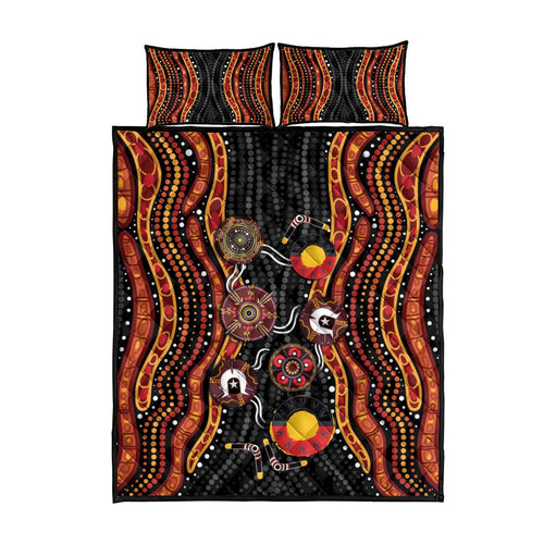 NAIDOC Week 2026 Quilt Bed Set Together We Rise Together We Stay Deadly